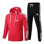 survetement adidas femme homme pants hoodie rouge